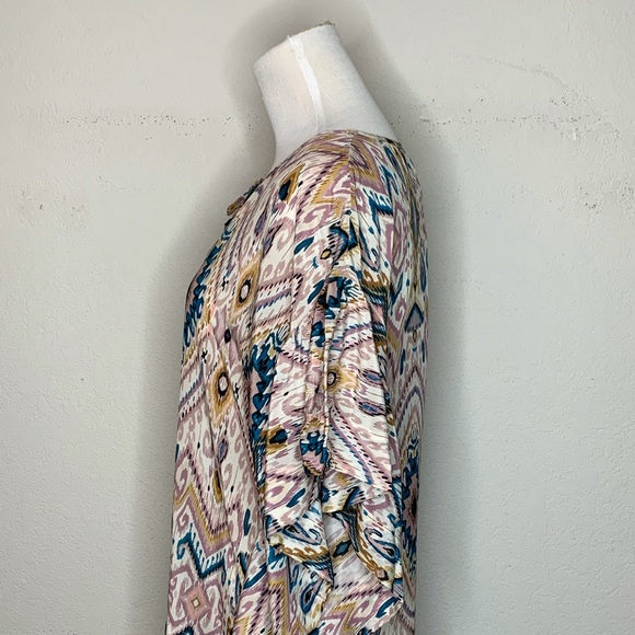 Jade By Johnny Was Blouse Silk Haya Poncho Top XS - Picture 3 of 9